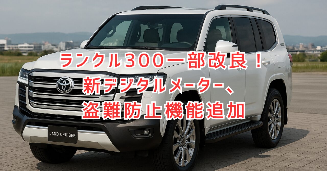 ランクル300一部改良で盗難対策が劇的進化！全機能徹底解説