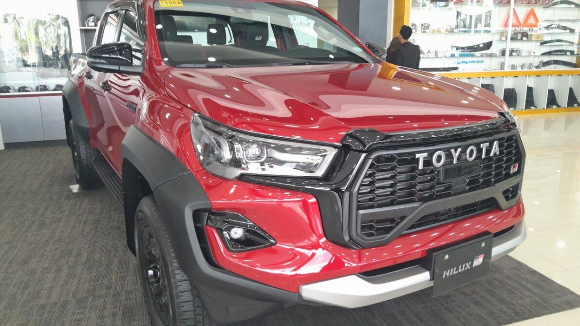 新型ハイラックスのインテリア