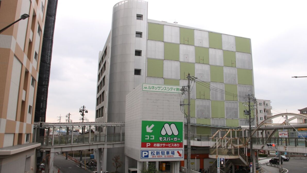 日本国内の駐車場に停まる車